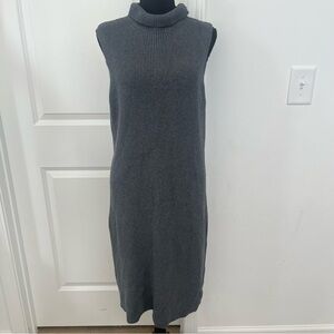 J.McLaughlin Cowl Neck Sweater Dress Sz XL Gray